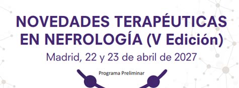 NOVEDADES TERAPÉUTICAS EN NEFROLOGÍA (V Edición)